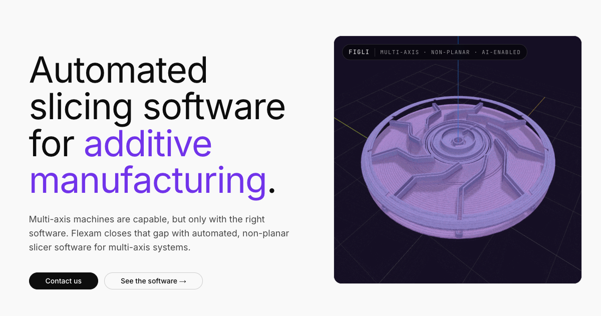 Industrial Additive Manufacturing Software | Flexam